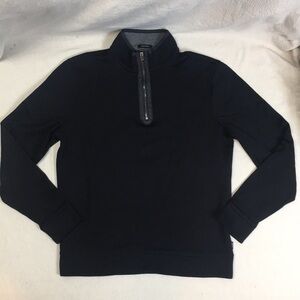 Boss Hugo Boss Black 1/4 Zip Long Sleeve Top